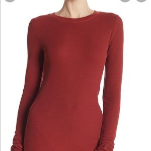 Vince maroon thermal, new with tag